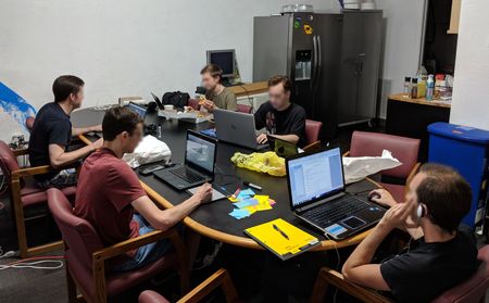 Pittsburgh's Saturday coworking circa 2018. Much smaller than Seattle, but closely knit!